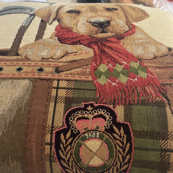 Vintage Crown Textile Co., LTD Labrador dog golf pillow decorative feather fill - Picture 13 of 16